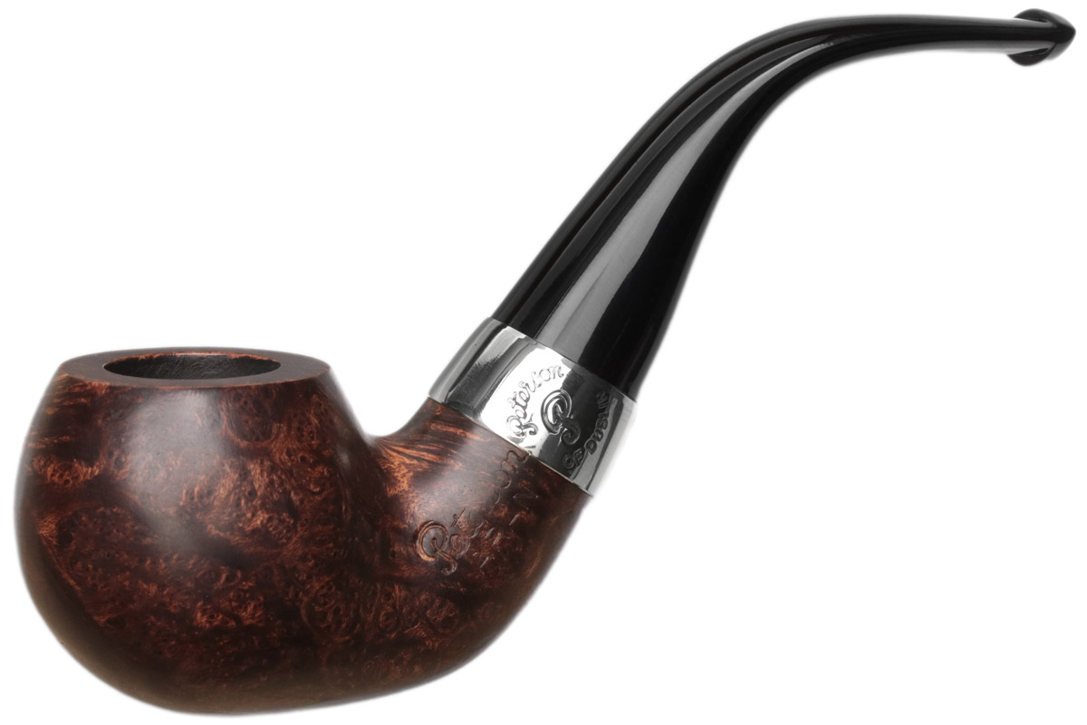 Irish Estate Peterson Aran Smooth Nickel Mounted (03) (Fishtail) (Unsmoked)