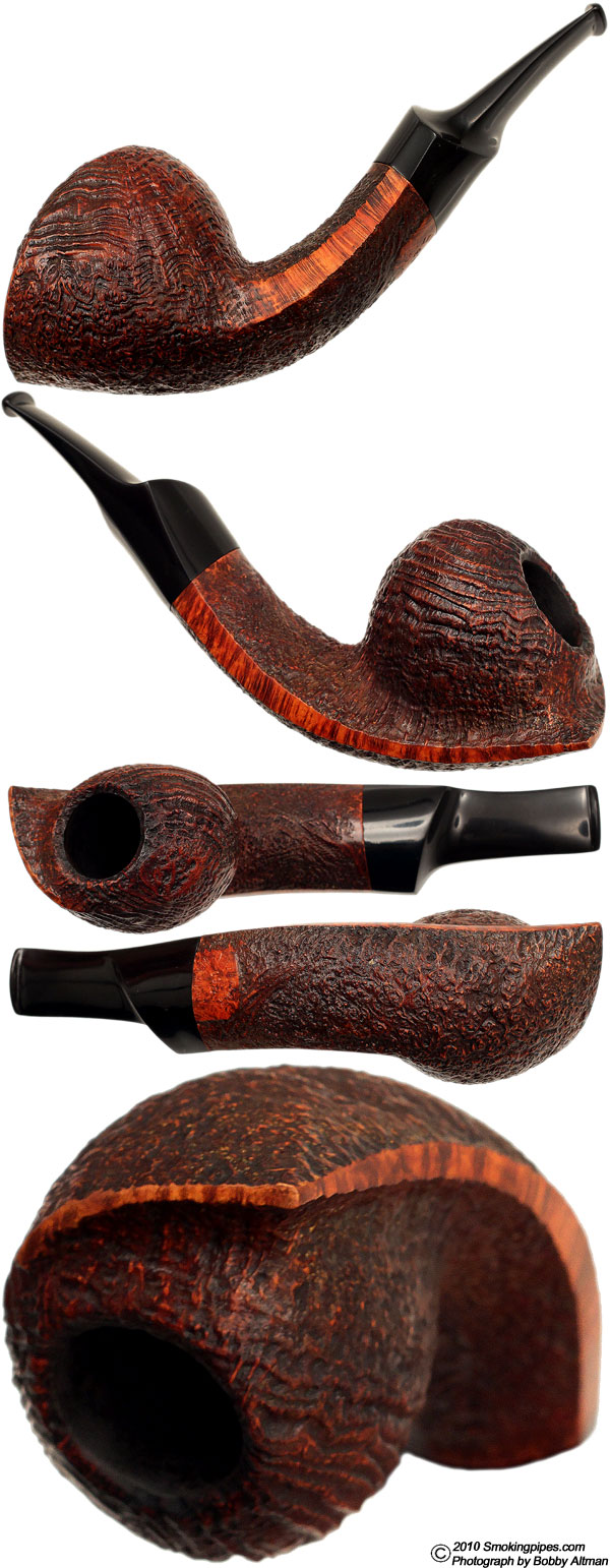 German Estate Frank Axmacher Sandblasted Freehand Egg (B) (2009)