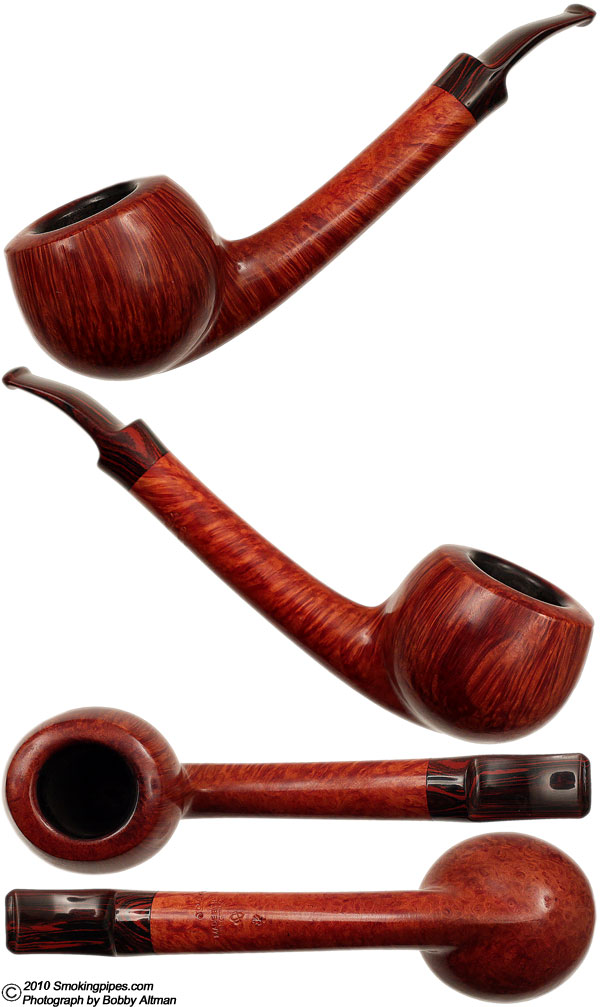German Estate Karl Heinz Joura Smooth Bent Pot (Infinity)