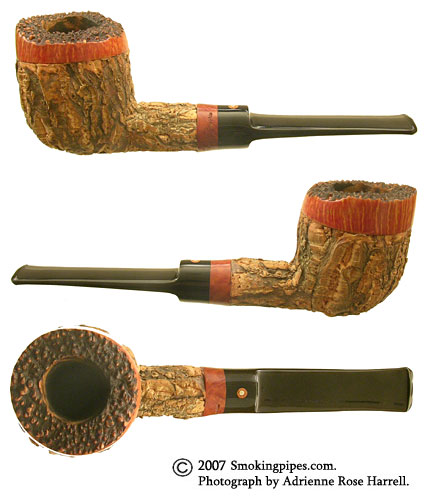 Spanu Cork Lined Briar Billiard Tobacco Pipe