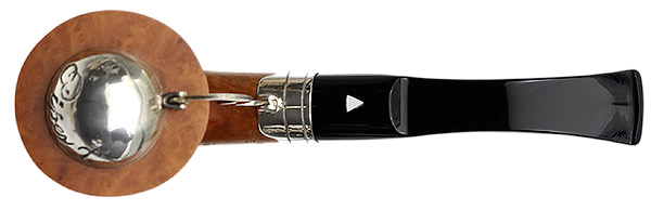 Italian Estate Alberto Bonfiglioli Collectors Edition Smooth Bent Dublin with Silver Windcap (2005) (Unsmoked)