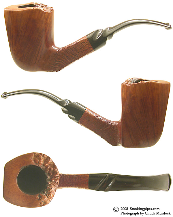 Italian Estate Savinelli Autograph Partial Sandblast Freehand (4) (1970s)