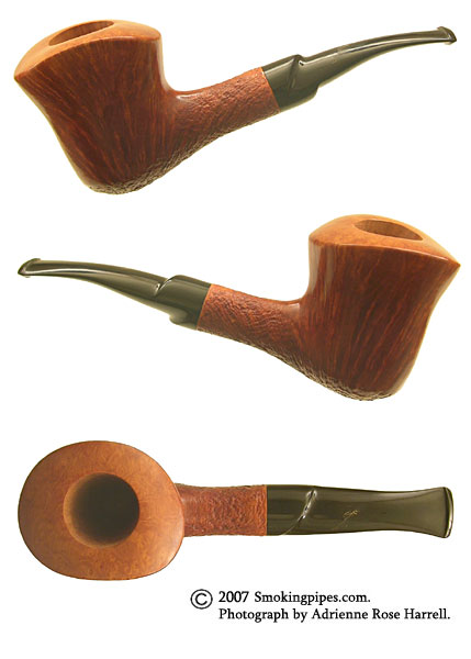 Italian Estate Savinelli Autograph Partially Sandblasted Dublin (5) (Unsmoked)