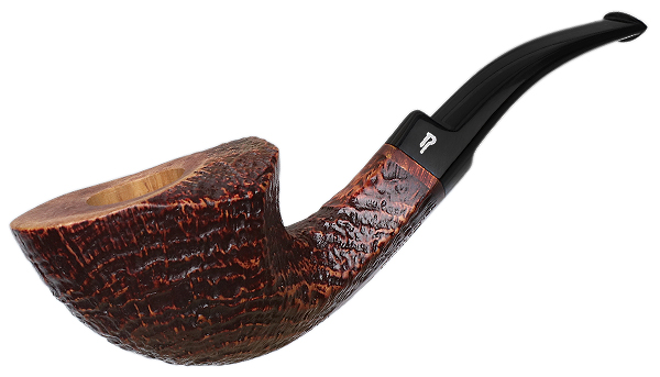 Italian Estate Rinaldo Egea Collection Partially Sandblasted Bent Dublin (Y) (Unsmoked)