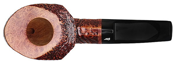 Italian Estate Rinaldo Egea Collection Partially Sandblasted Bent Dublin (Y) (Unsmoked)