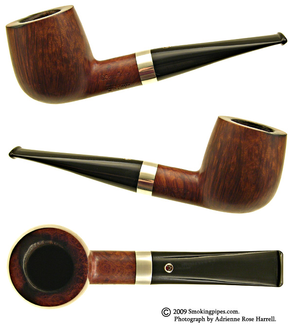 Italian Estate Ser Jacopo Gem Series Granato Billiard with Silver Band