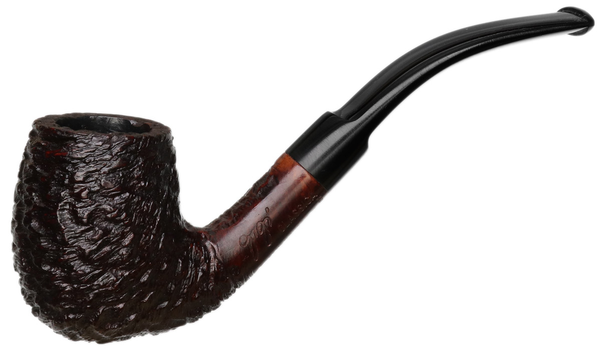 Italian Estate Gigi Classica Rusticated Bent Billiard (Unsmoked)