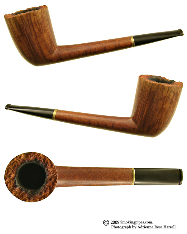 Italian Estate Romeo Dominico Smooth Long Shank Dublin with 14k Gold Band