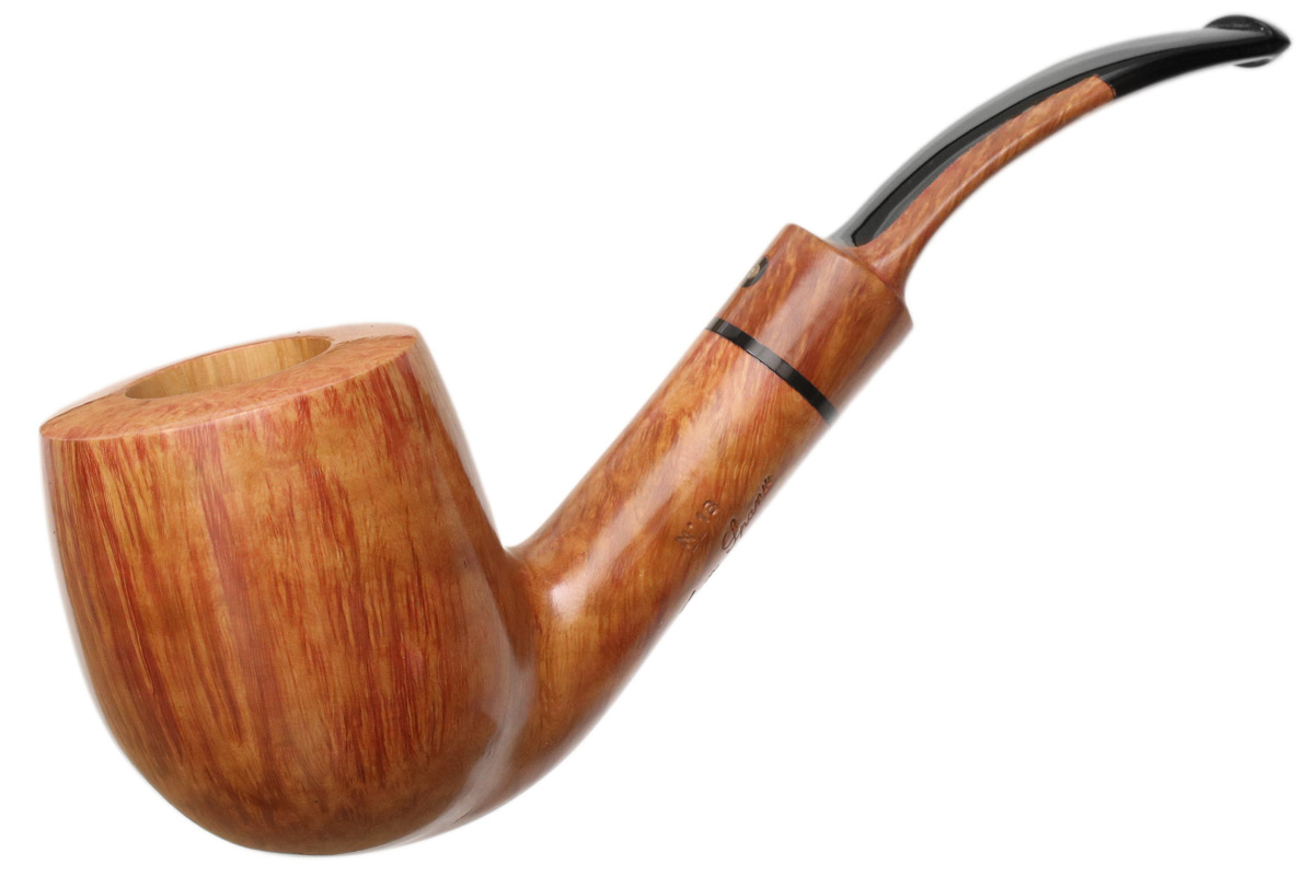 Italian Estate Machiavelli COMO Smooth Bent Billiard Army outlet Mounted Estate 9mm Pipe. (SKU 014)