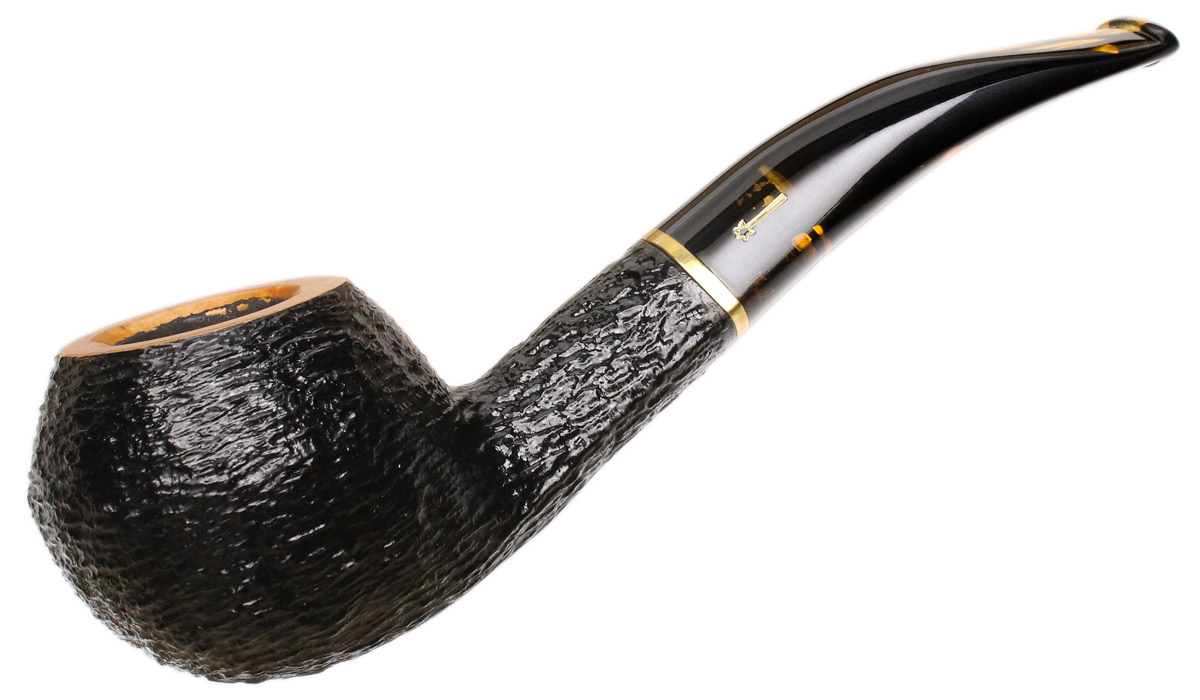 Italian Estate Savinelli Oscar Tiger Rusticated (673 KS) (6mm) (Unsmoked)
