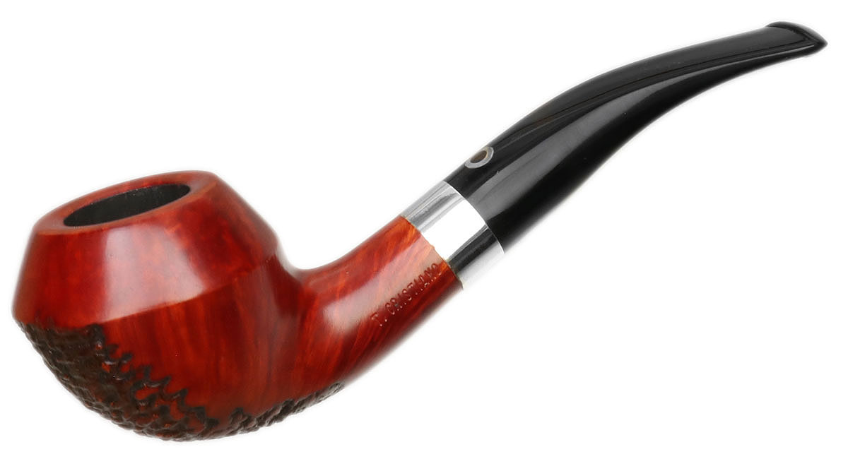 Italian Estate T. Cristiano Metamorfosi Partially Rusticated Rhodesian with Silver (C500) (9mm) (Unsmoked)
