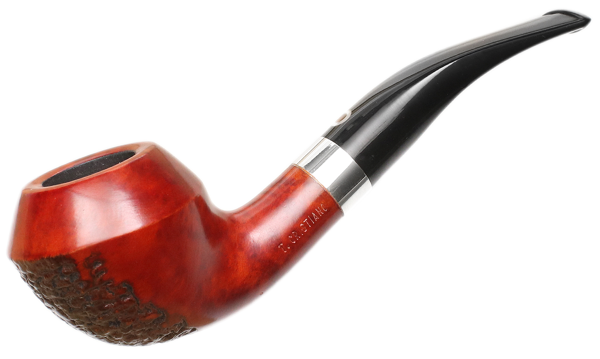 Italian Estate T. Cristiano Metamorfosi Partially Rusticated Rhodesian with Silver (C500) (9mm) (Unsmoked)