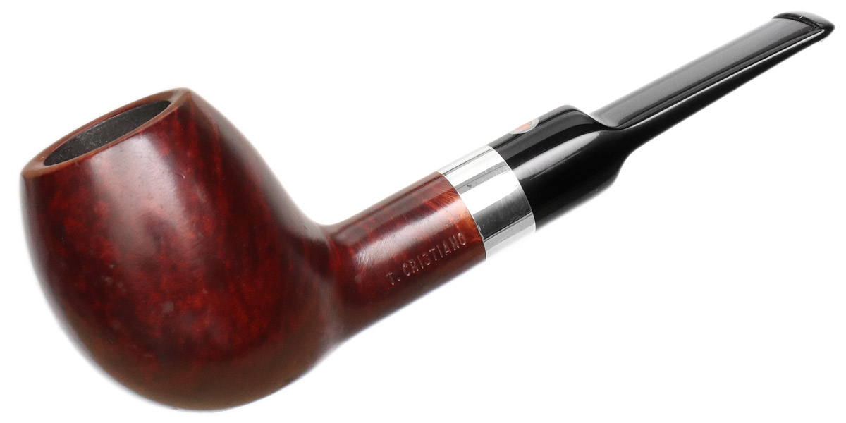 Italian Estate T. Cristiano Metamorfosi Smooth Brandy with Silver (B510) (9mm) (Unsmoked)