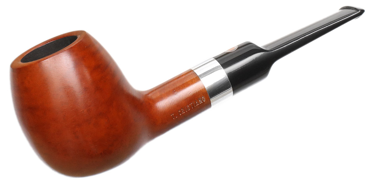 Italian Estate T. Cristiano Metamorfosi Smooth Brandy with Silver (A510) (9mm) (Unsmoked)