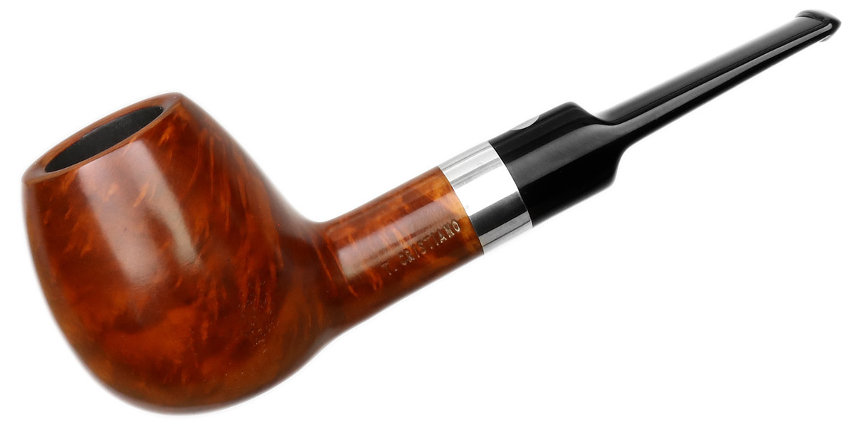 Italian Estate T. Cristiano Metamorfosi Smooth Brandy with Silver (A510) (9mm) (Unsmoked)
