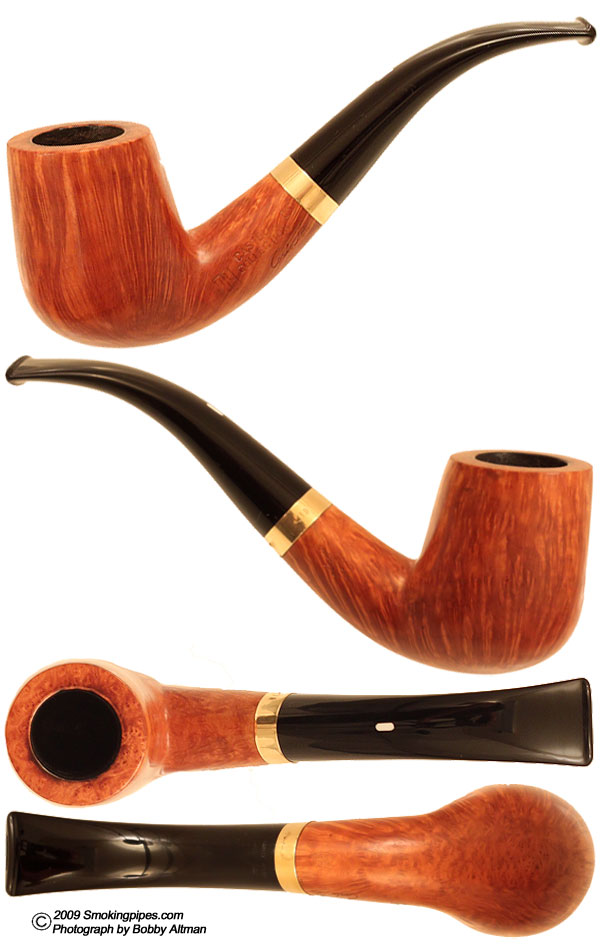 Italian Estate Castello Collection Bent Billiard with Gold Band (KK) (1992)