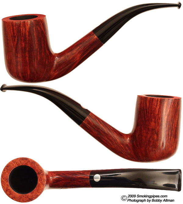 Italian Estate Mastro de Paja Media Smooth Bent Billiard (3A) (Unsmoked)