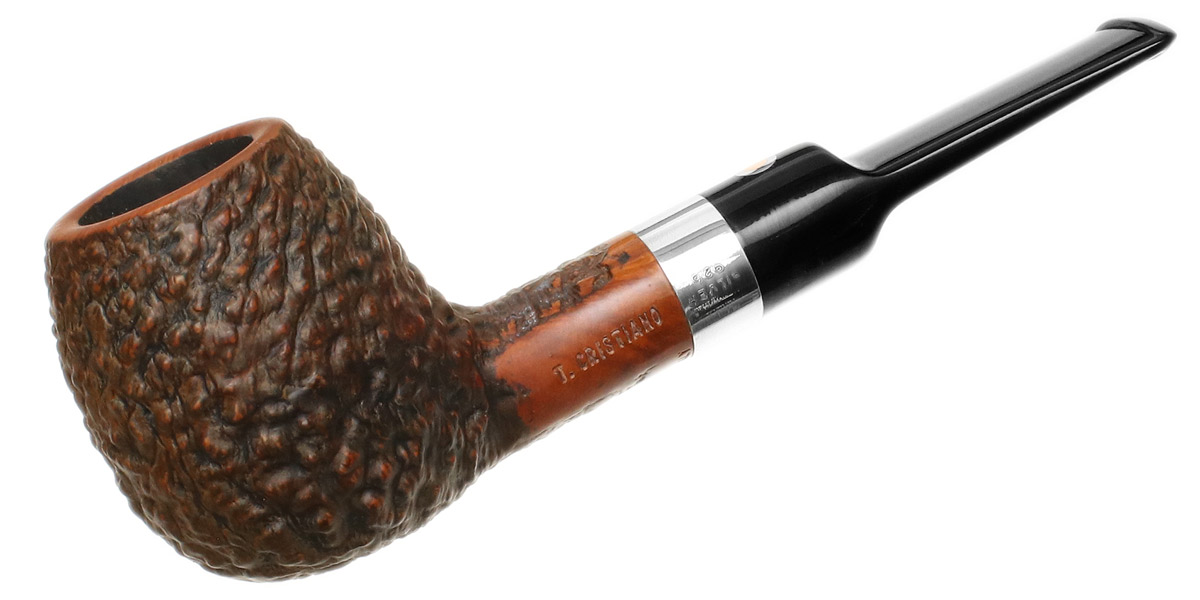 Italian Estate T. Cristiano Metamorfosi Rusticated Apple with Silver (D510) (9mm) (Unsmoked)