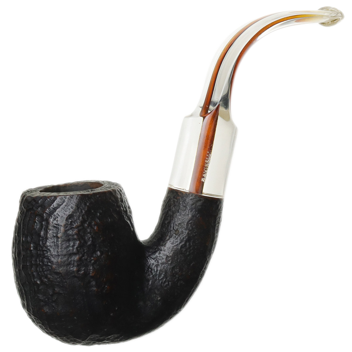 Italian Estate Savinelli De Luxe Milano Sandblasted (614)
