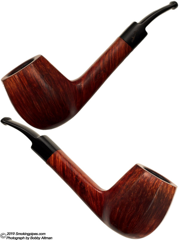 Italian Estate Savinelli Autograph Smooth Bent Panel Billiard (6) (6mm)