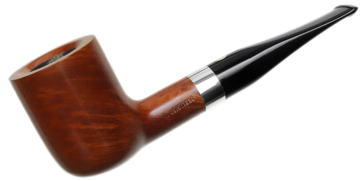 Italian Estate T. Cristiano Metamorfosi Smooth Billiard with Silver (50 A1) (9mm) (Unsmoked)
