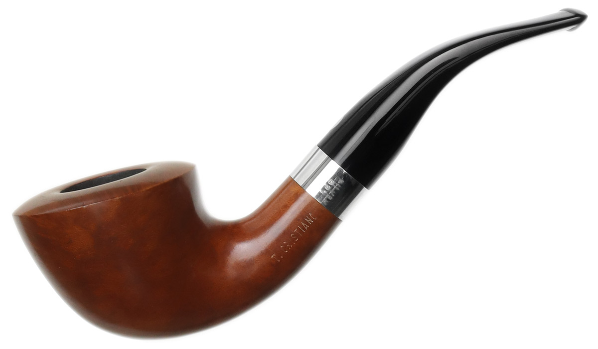 Italian Estate T. Cristiano Metamorfosi Smooth Bent Dublin with Silver (A509) (9mm) (Unsmoked)