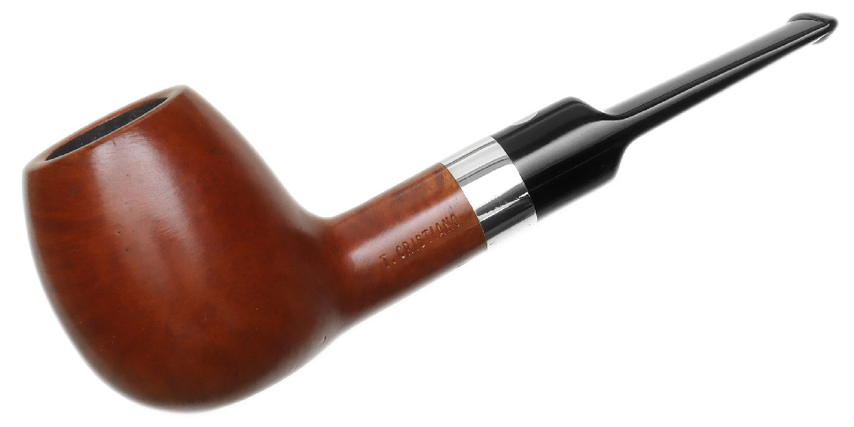 Italian Estate T. Cristiano Metamorfosi Smooth Apple with Silver (A510) (9mm) (Unsmoked)