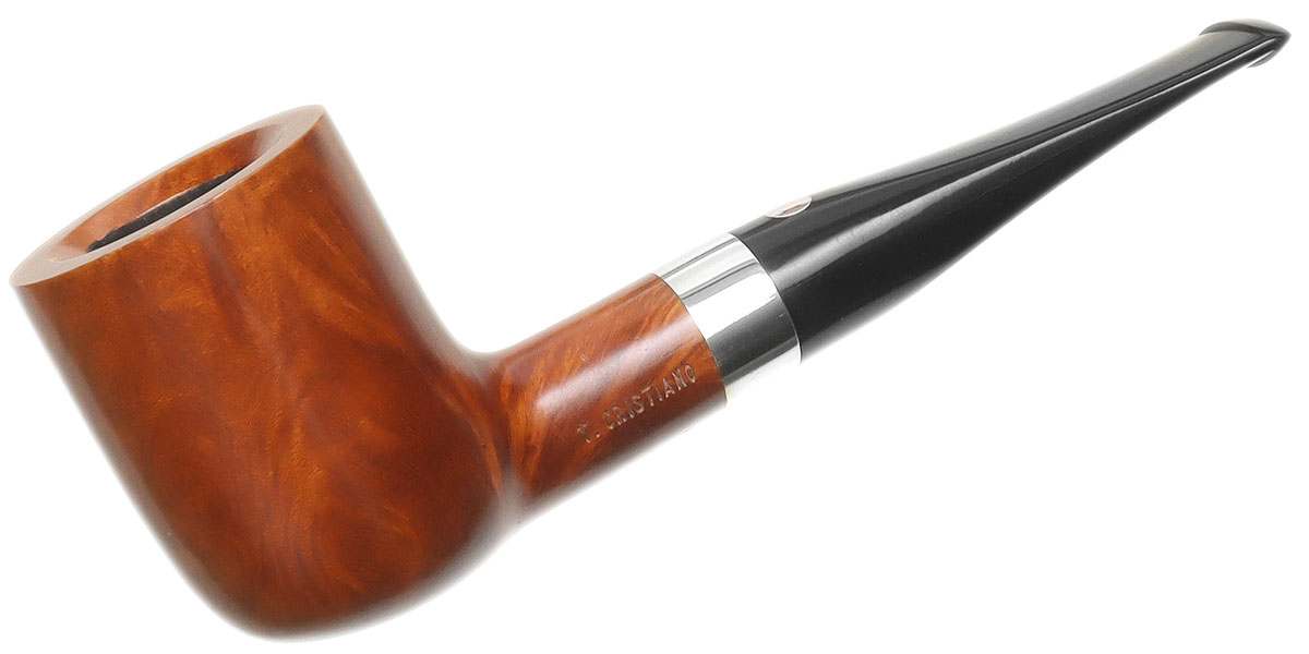 Italian Estate T. Cristiano Metamorfosi Smooth Billiard with Silver (A501) (9mm) (Unsmoked)