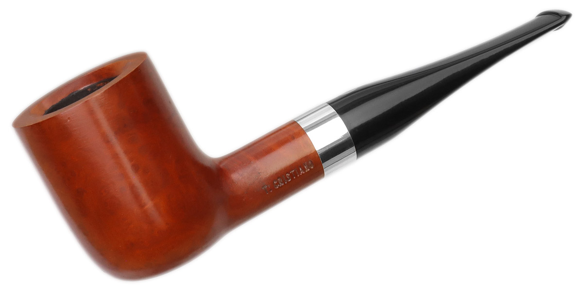 Italian Estate T. Cristiano Metamorfosi Smooth Billiard with Silver (A501) (9mm) (Unsmoked)