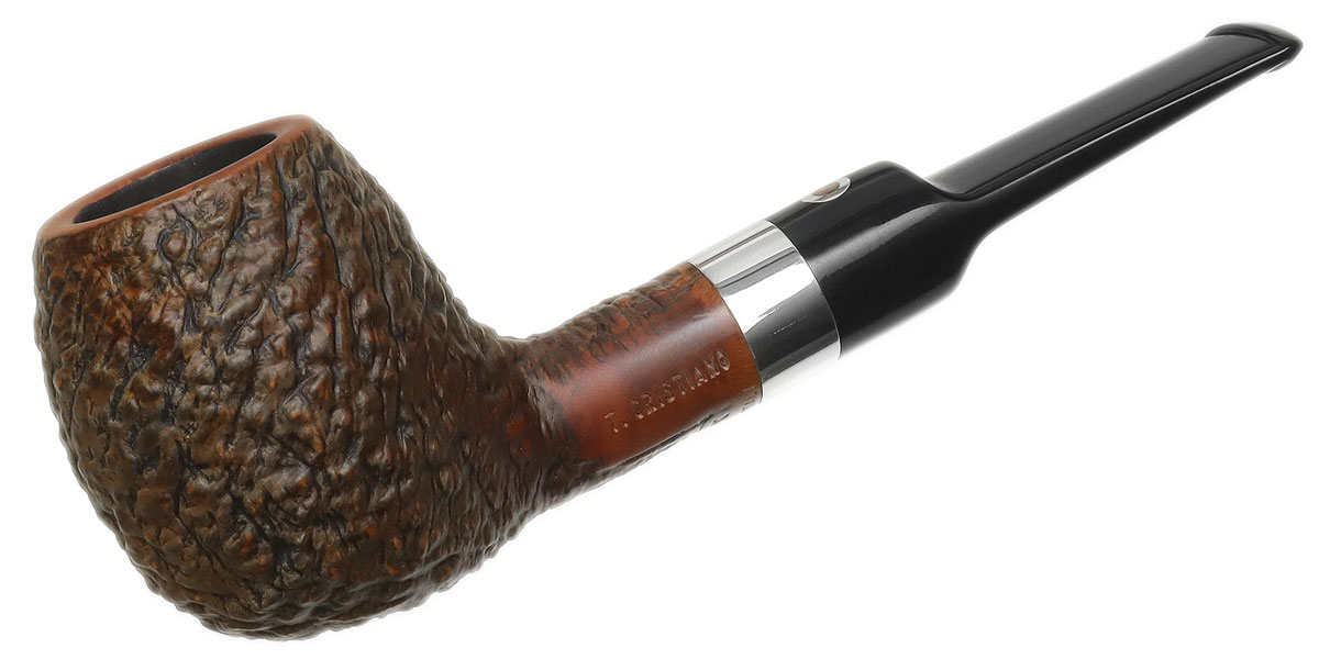 Italian Estate T. Cristiano Metamorfosi Rusticted Apple with Silver (D510) (9mm) (Unsmoked)