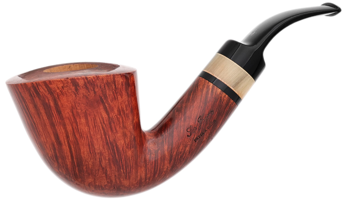 Italian Estate Ser Jacopo Smooth Bent Dublin with Horn (L1) (G) (Maxima) (Unsmoked)