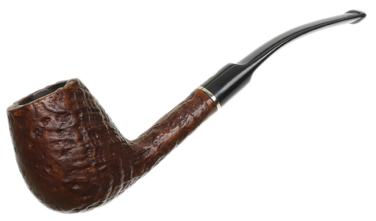 Italian Estate Cesare Imperiale Sandblasted Bent Billiard (E)