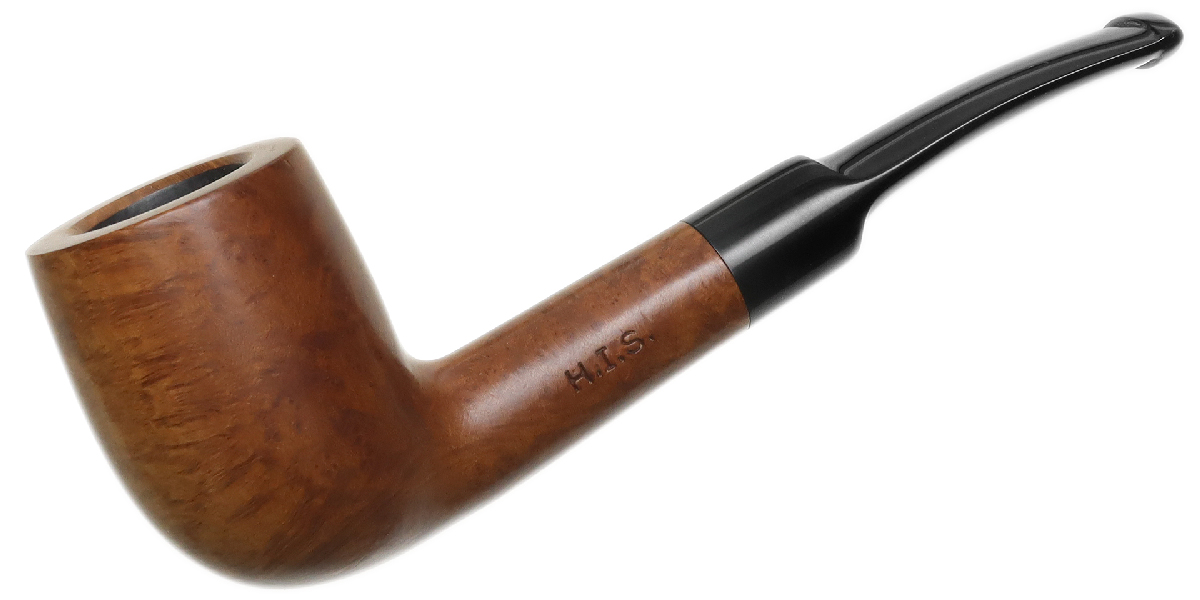 Italian Estate H.I.S. Smooth Bent Billiard (Unsmoked)