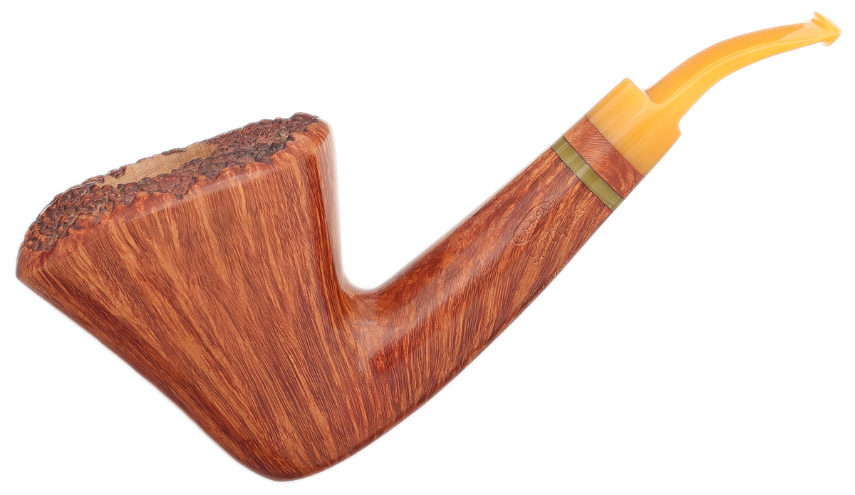 Luigi Viprati Collection Smooth Bent Dublin (Unsmoked) Tobacco Pipe