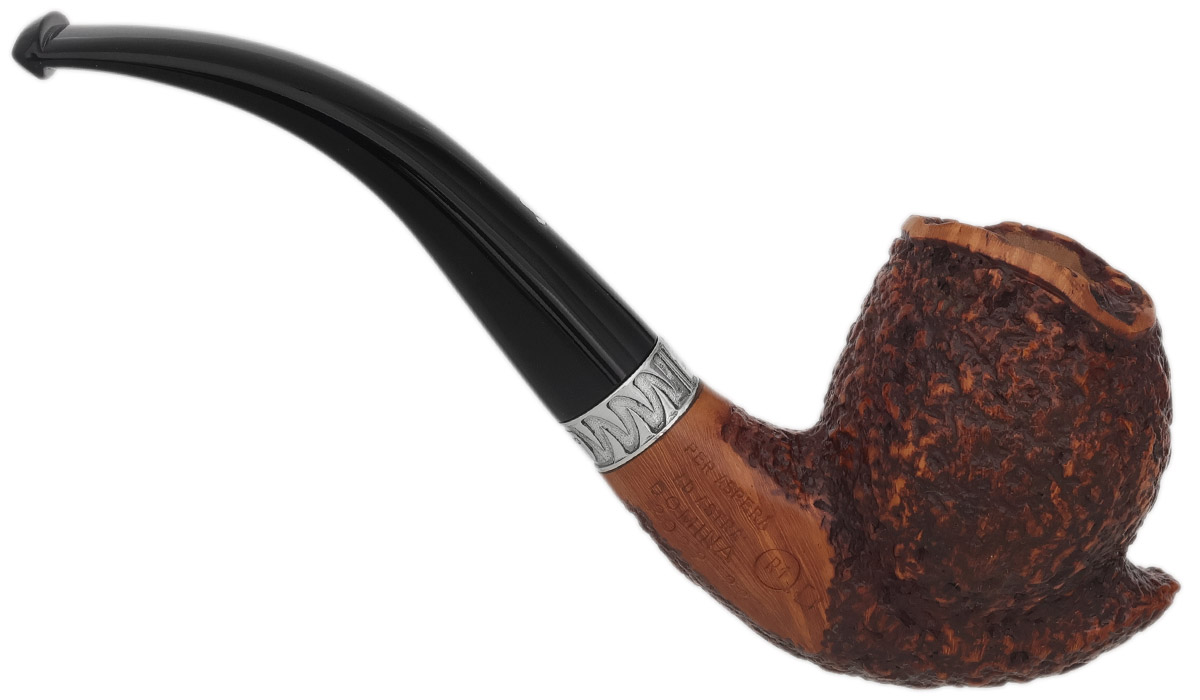 Italian Estate Ser Jacopo Domina 2022 Rusticated Bent Ball with Silver (R1) (D) (28) (Unsmoked)