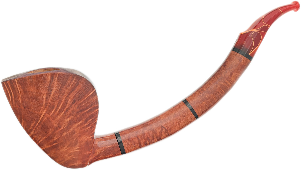 Mastro Grandolfo Smooth Long Shank Freehand (Unsmoked) Tobacco Pipe