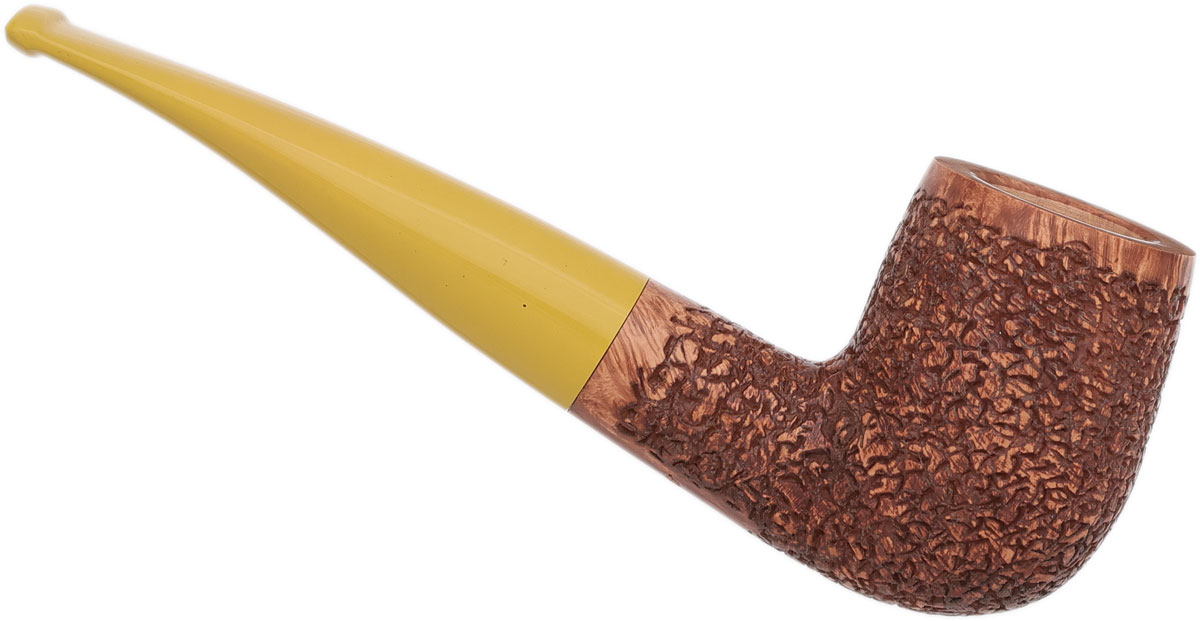 Italian Estate Moretti Rusticated Bent Billiard (𝛿𝛿) (4) (2022) (Unsmoked)