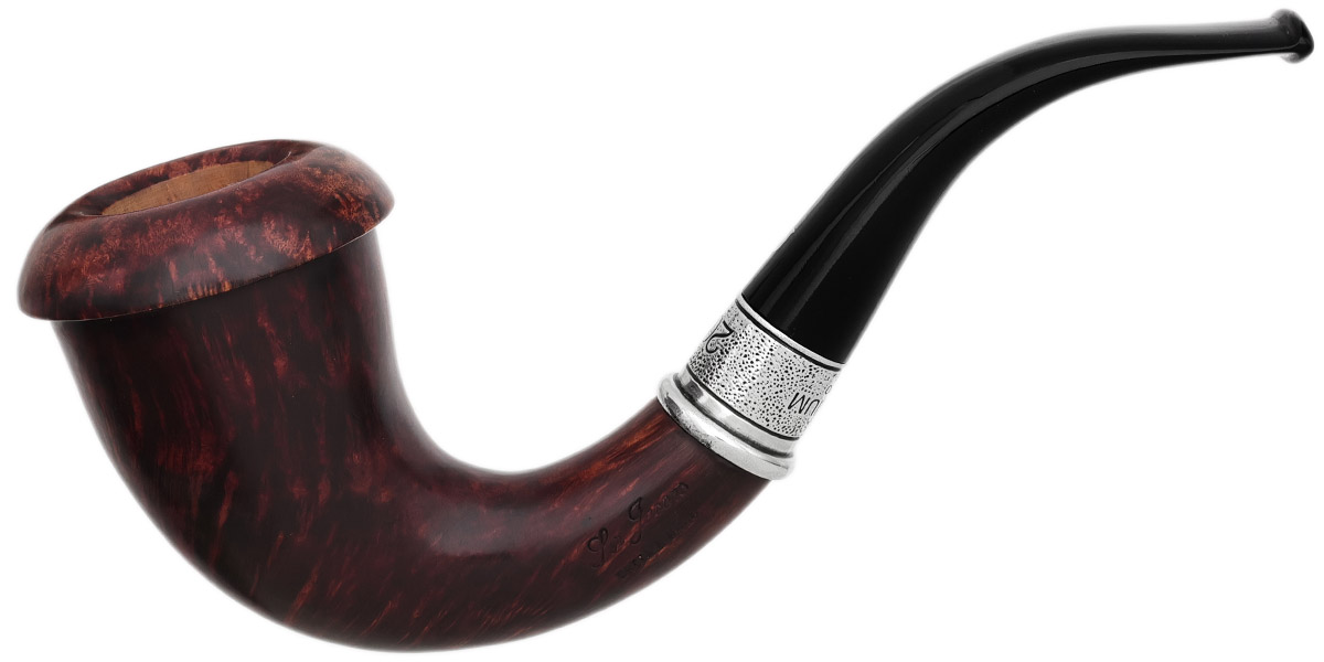Italian Estate Ser Jacopo Millenneum Edizione Limite Smooth Calabash with Silver (56) (Unsmoked)