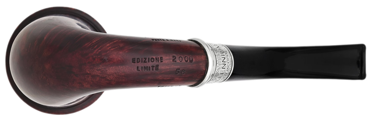 Italian Estate Ser Jacopo Millenneum Edizione Limite Smooth Calabash with Silver (56) (Unsmoked)