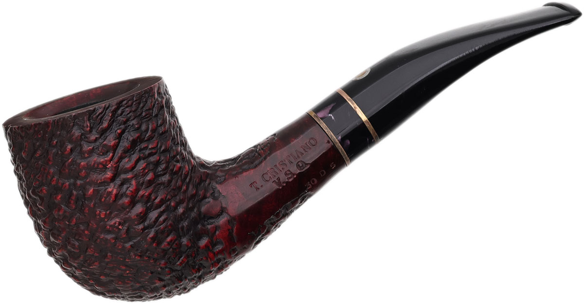 Italian Estate T. Cristiano Rusticated Bent Dublin (V.S.Q.) (30 D 5) (Unsmoked)