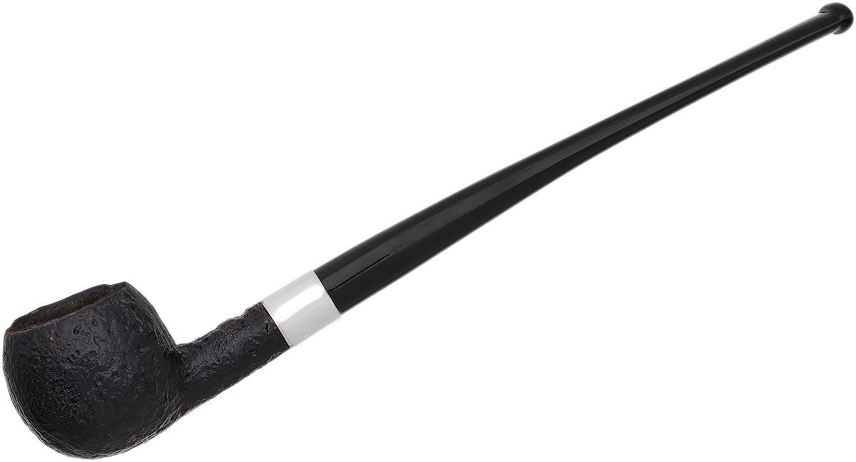 kings cross to tobacco dock Kings Cross Featherweight Sandblasted Demi Churchwarden Tobacco Pipe