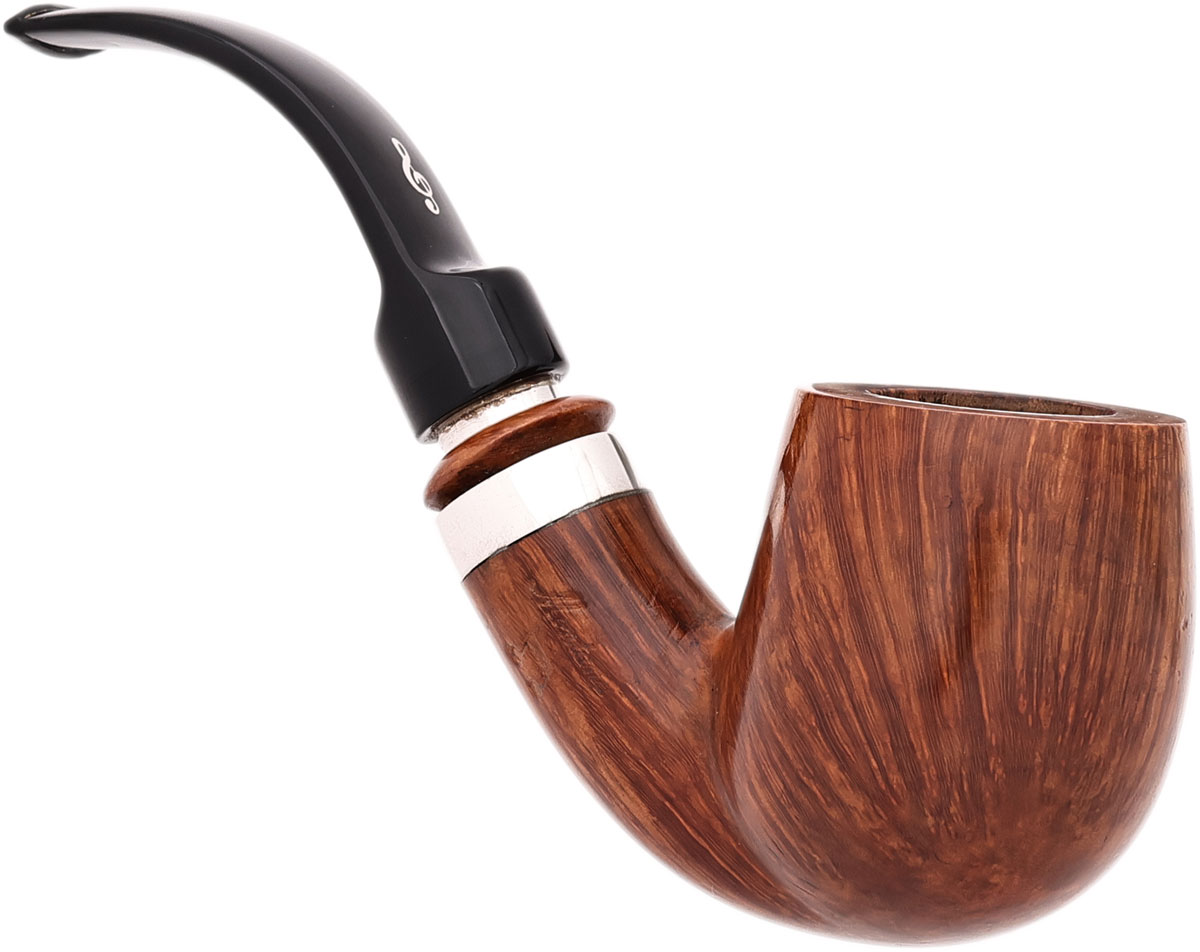 Italian Estate Don Carlos Montana Smooth Bent Billiard with Silver (Two Note)