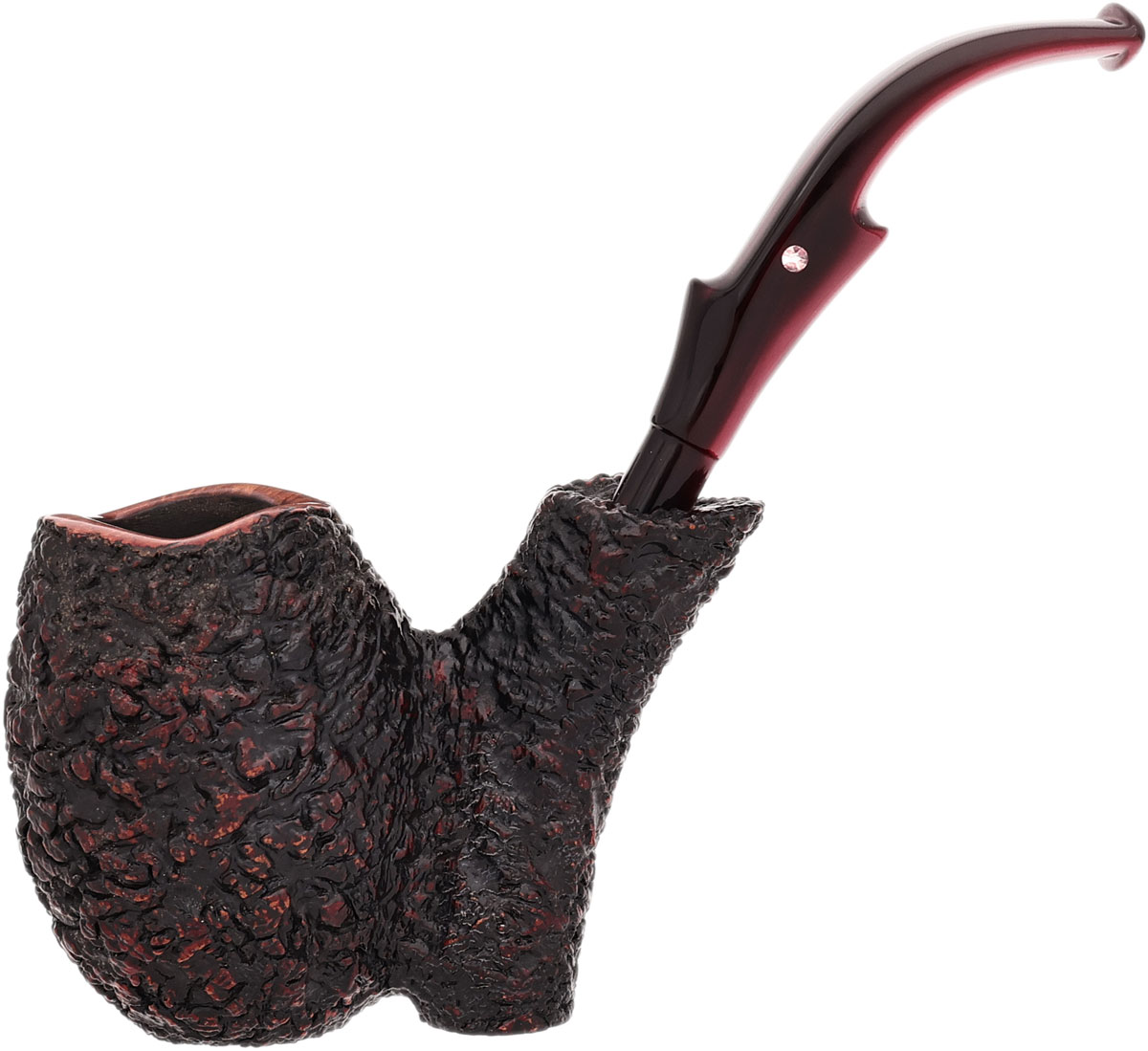 Italian Estate Castello Sea Rock Briar Bent Egg (KKKK) (293) (1970s-1982)