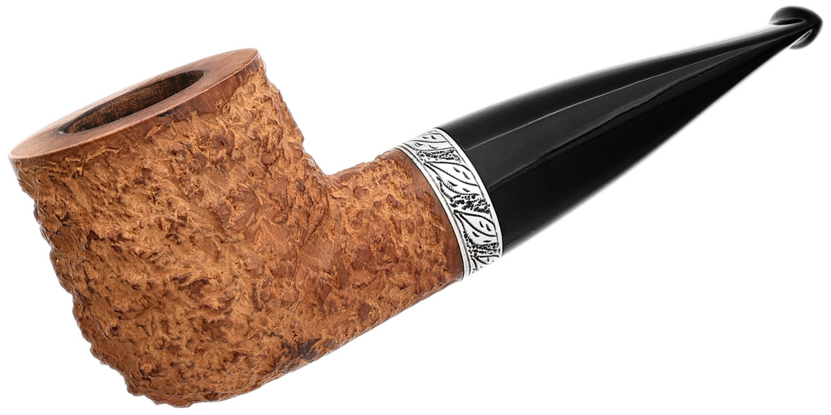 Italian Estate Radice Rind Pot with Silver