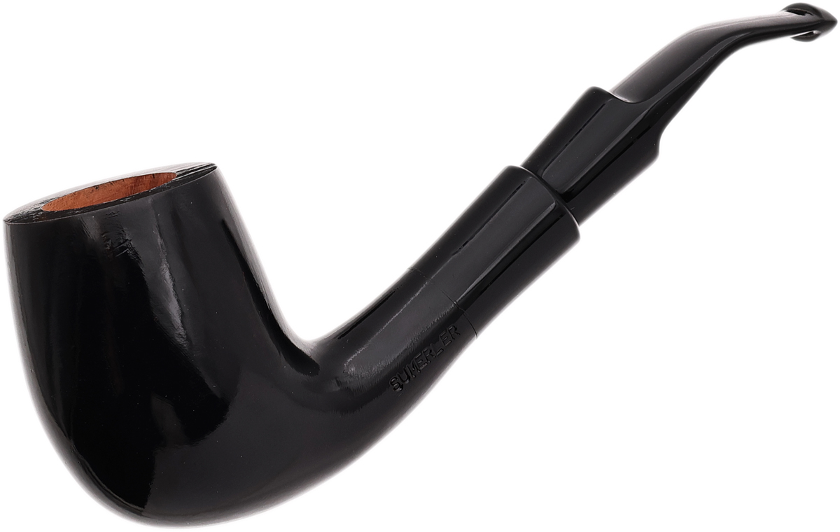 Italian Estate Sumerler Smooth Bent Billiard (9mm) (Unsmoked)
