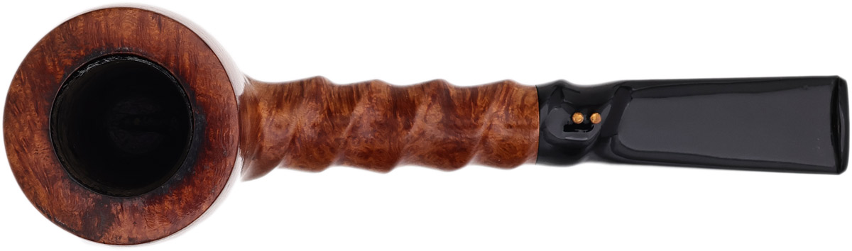 Italian Estate Radice Clear Billiard with Spiral Carving (O)