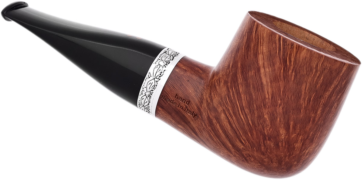 Italian Estate Radice Clear Billiard with Silver (Unsmoked)