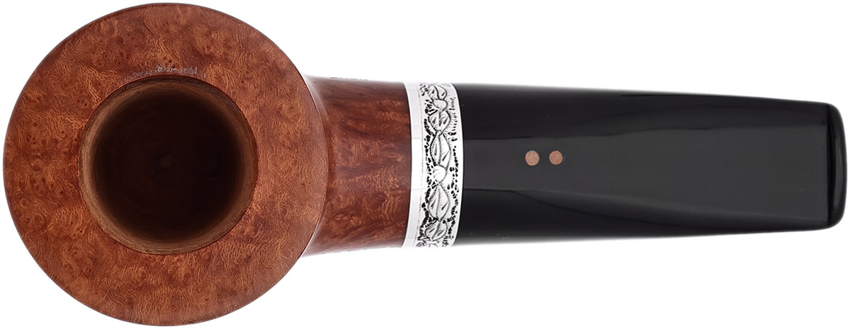 Italian Estate Radice Clear Billiard with Silver (Unsmoked)