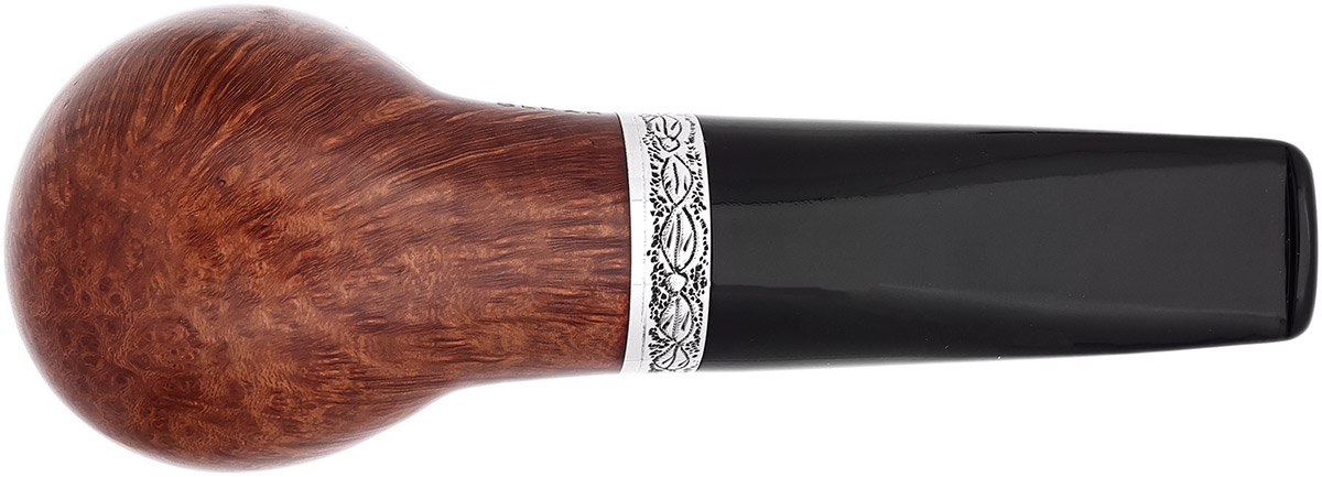Italian Estate Radice Clear Billiard with Silver (Unsmoked)