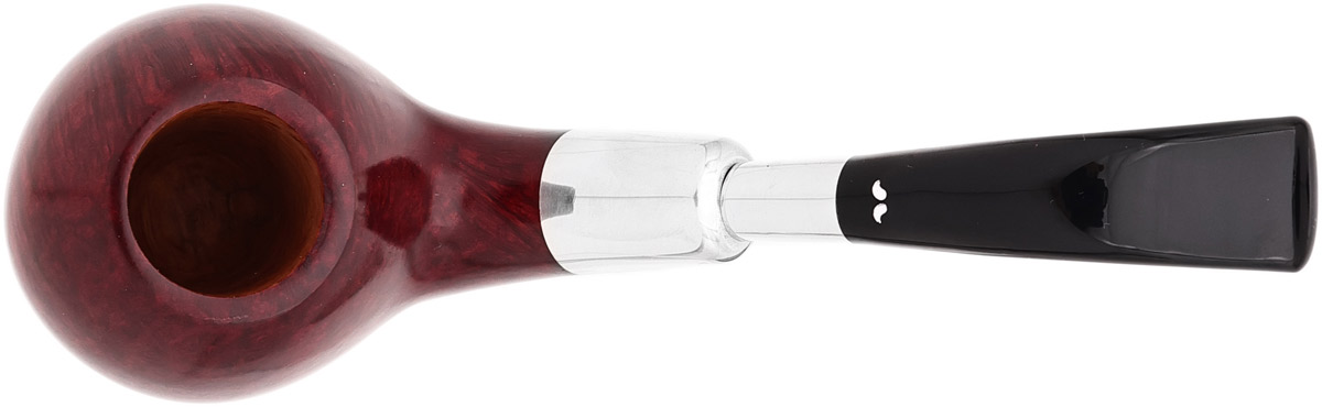 Italian Estate Caminetto Smooth Red Bent Apple with Silver (AR) (Unsmoked)